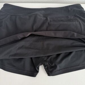 Nike Golf Dri Fit Skirt Skort Size Medium Black Activewear Athleisure Sporty